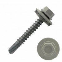 Building Roofing Screw Tornillos Hexagonal Hex Head Self Drilling Screws Tek Screws With Rubber Washers