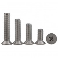 GB819 DIN 965 304 stainless steel Phillips Slotted Cross Recessed countersunk flat head machine screw