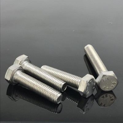 316ss hex head adjustable bolt screw DIN933