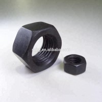 free sample zinc plated or black oxide steel hex nut hexagon nut