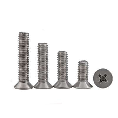 factory supply flat machine screw